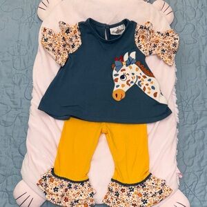 Rare Editions Blue and Yellow Kids Matching Set